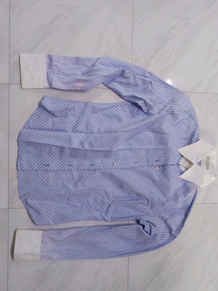 Striped Blue Shirt