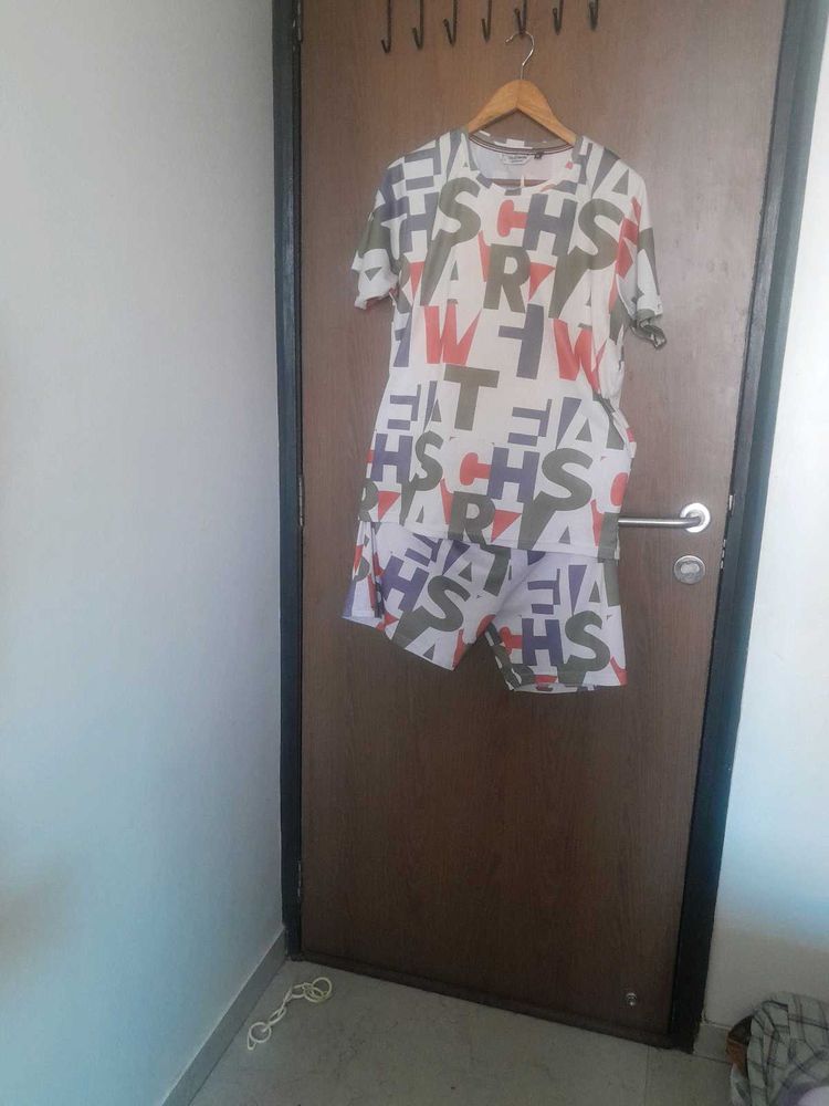 Letter Print Casual Dress Or CORD SET