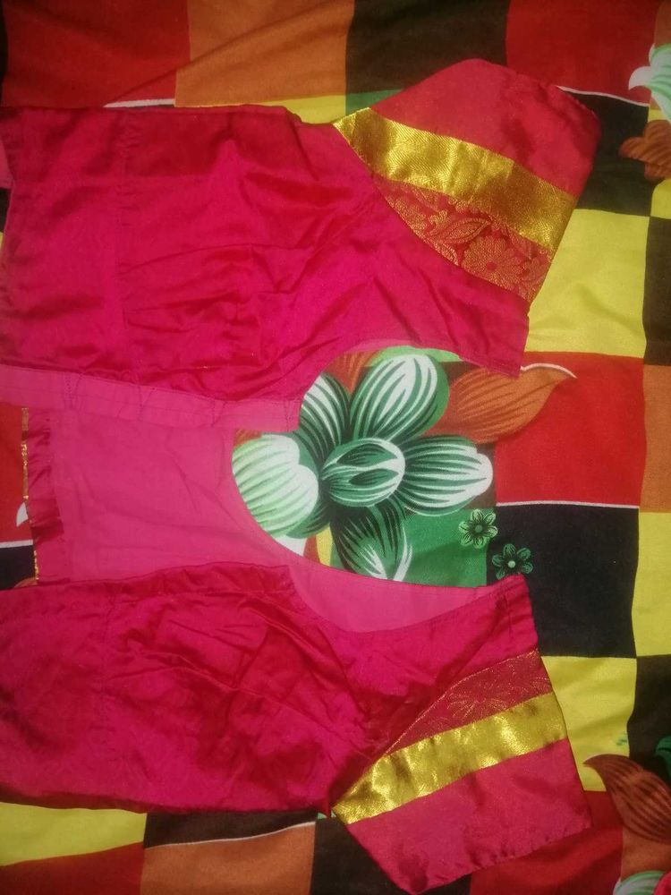 Readymade Blouse with Golden Detail