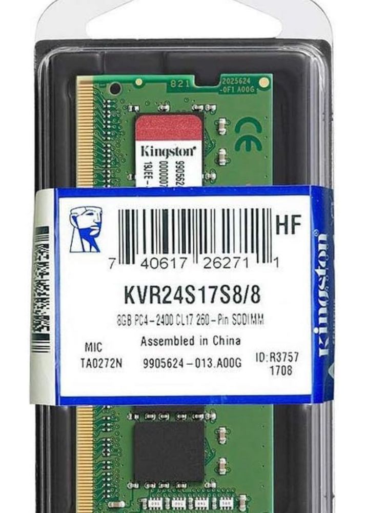 Kingston ValueRAM 8GB 2400Mhz DDR4 Non-ECC CL17 SO