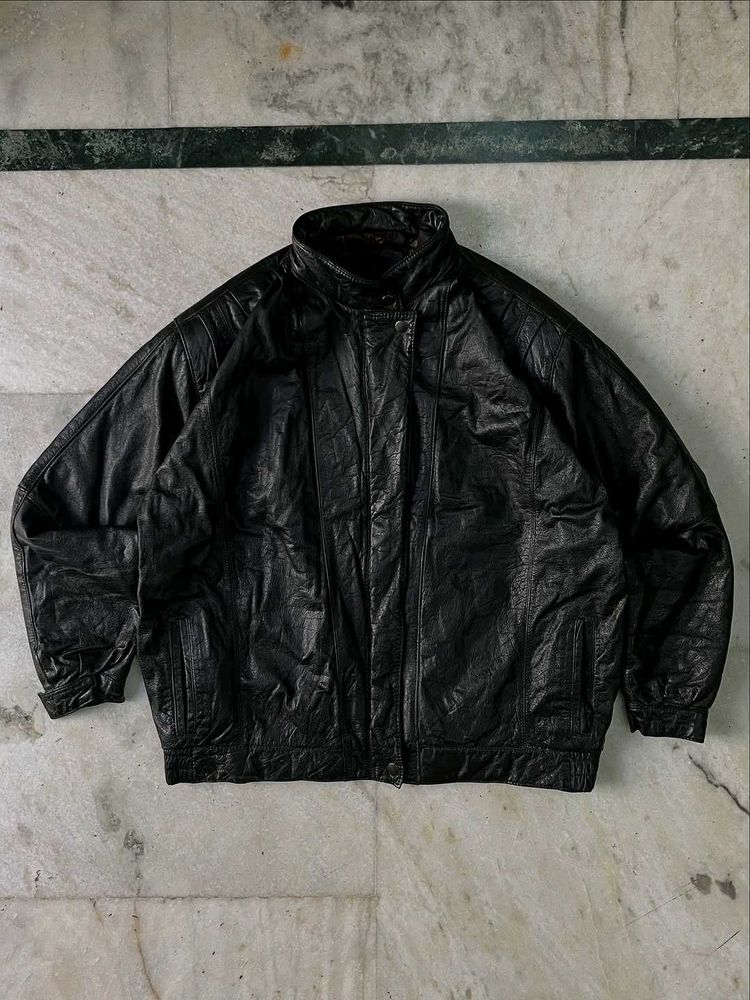 Vintage Old Money Leather Jacket