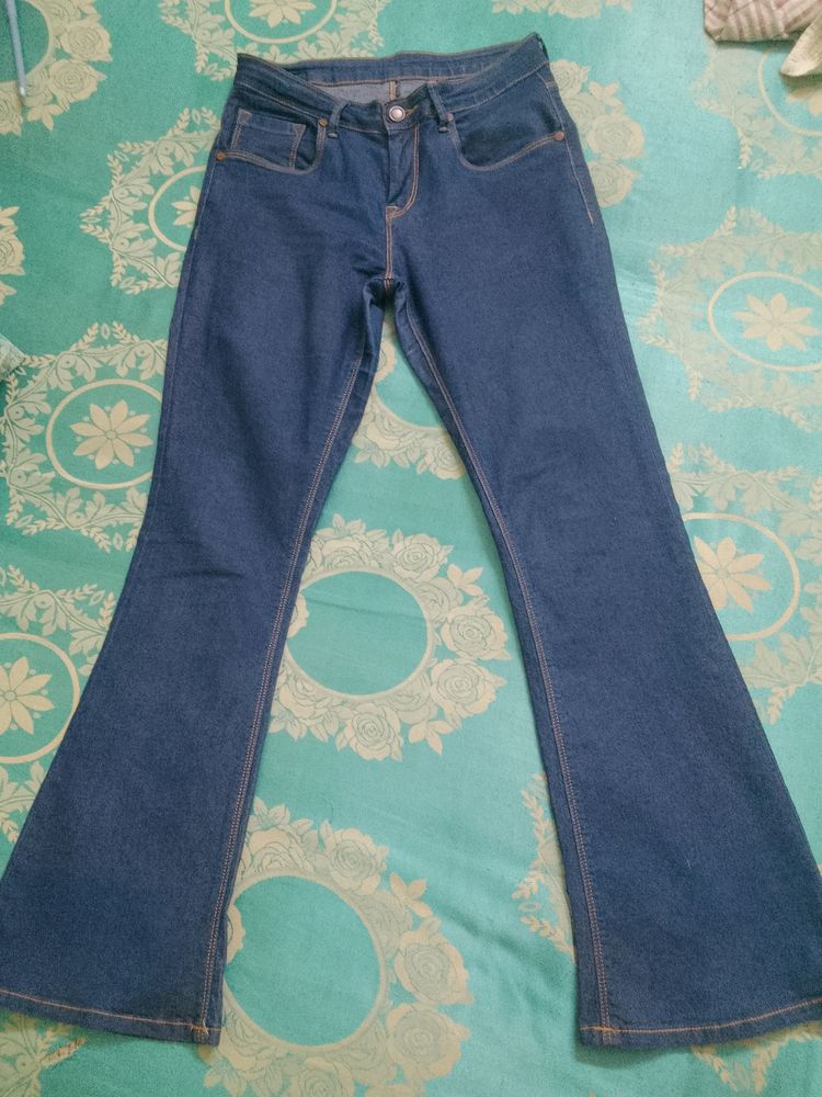Dark Wash Flared Jeans