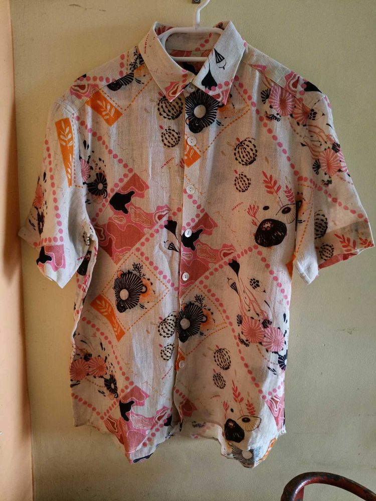 Printed Linen Men Shirt 👕