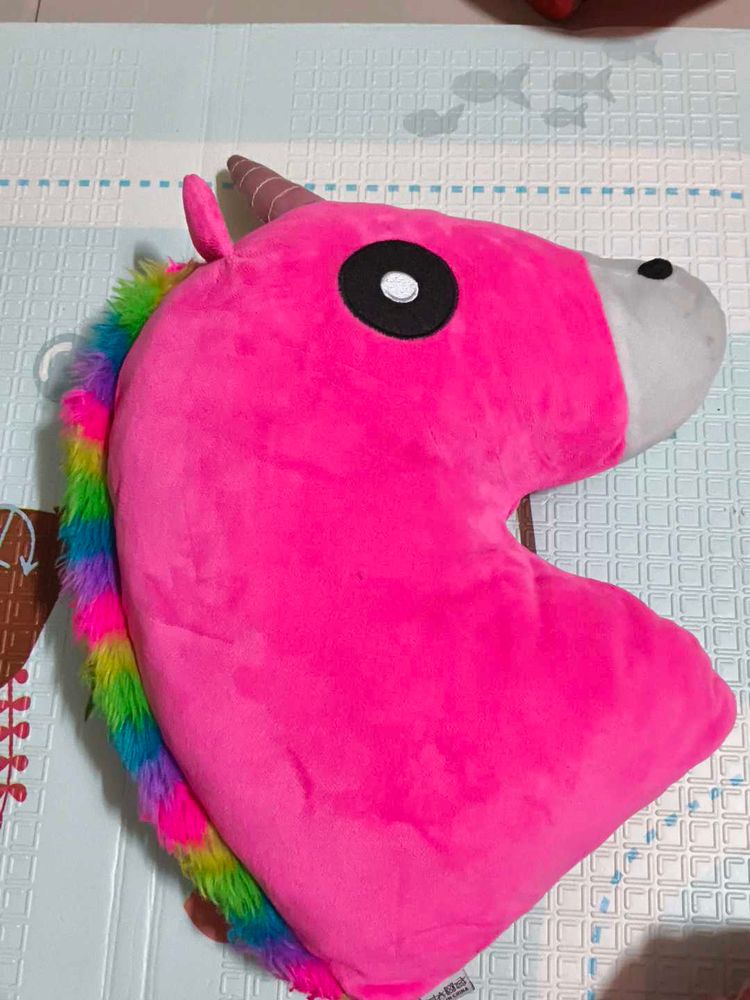 Pink Unicorn Soft Pillow Or Toy