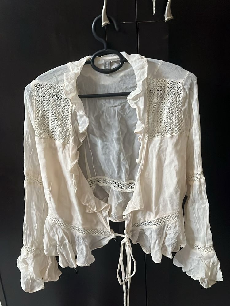 Asos Coral Pink Aesthetic Shrug / Bolero
