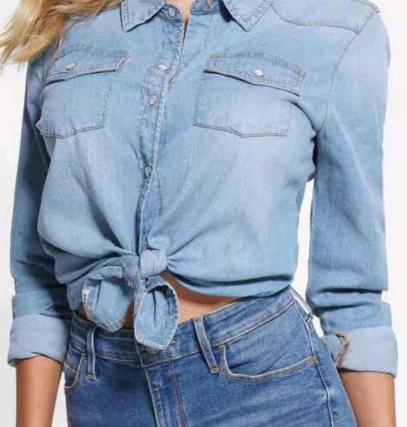 Denim Knot Shirt