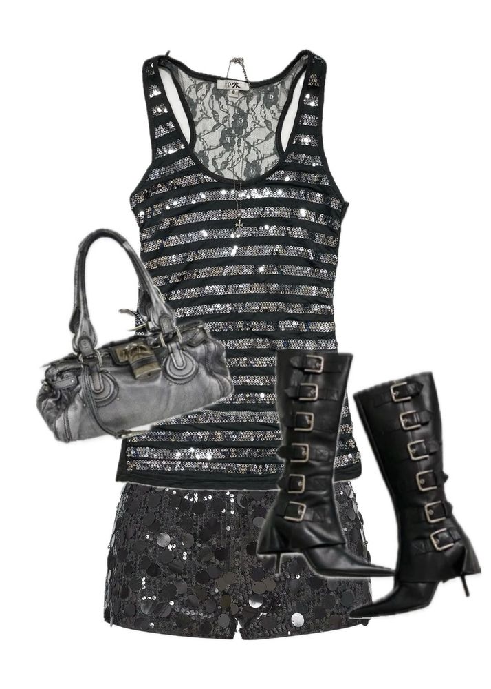 Sequin Ibiza Y2k Top