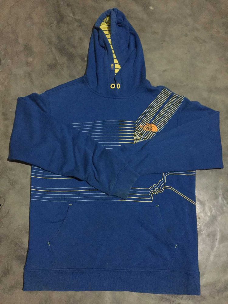 Blue North Face Hoodie