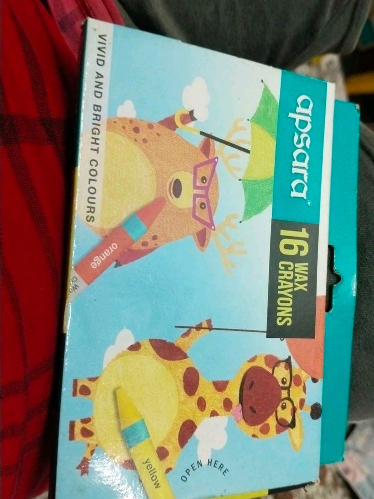 Apsara 16 Wax Crayons