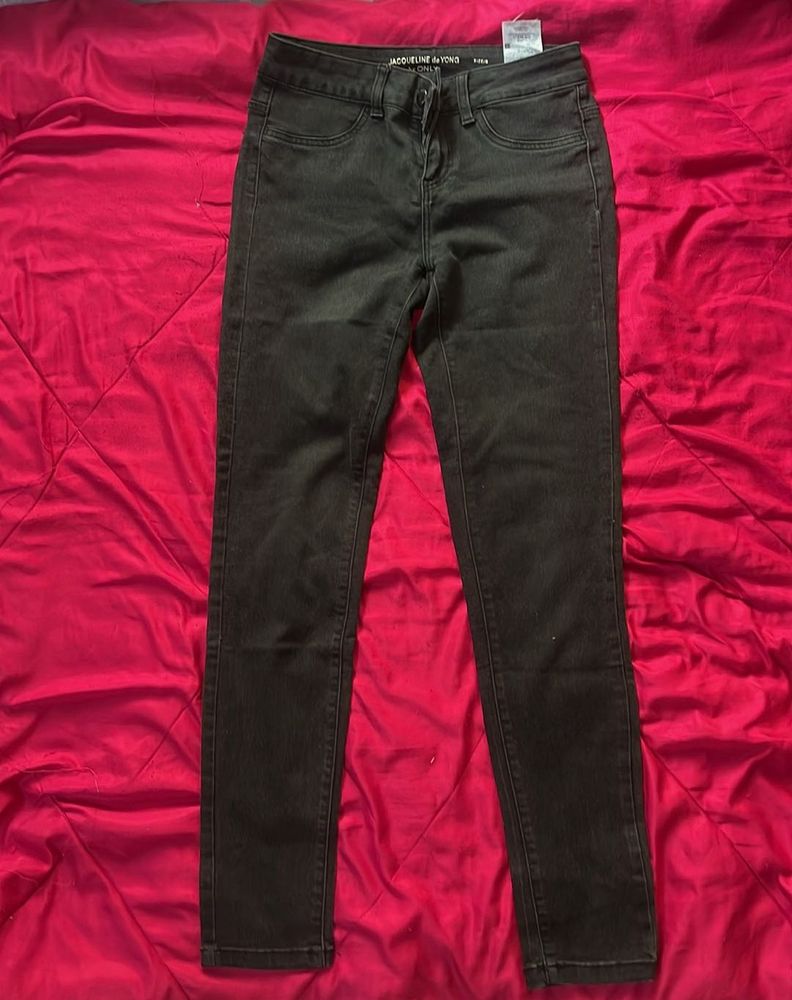 Black-gray shade Skinny Jeans