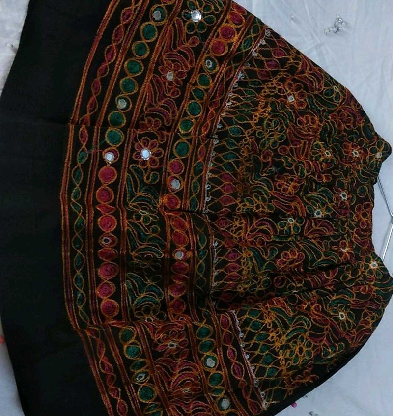 A Muticoloured Western Style Skirt
