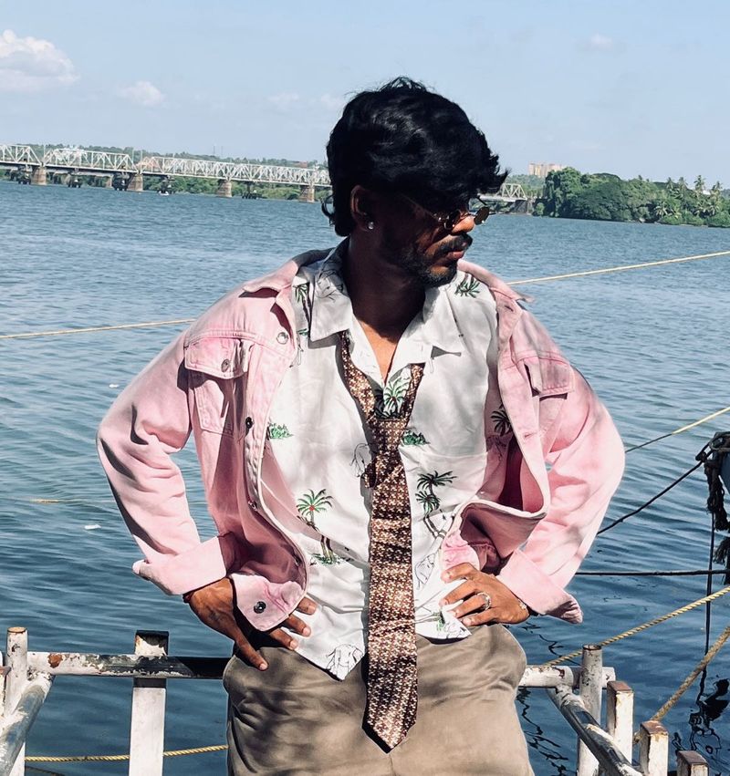 Pink Denim unisex Jacket