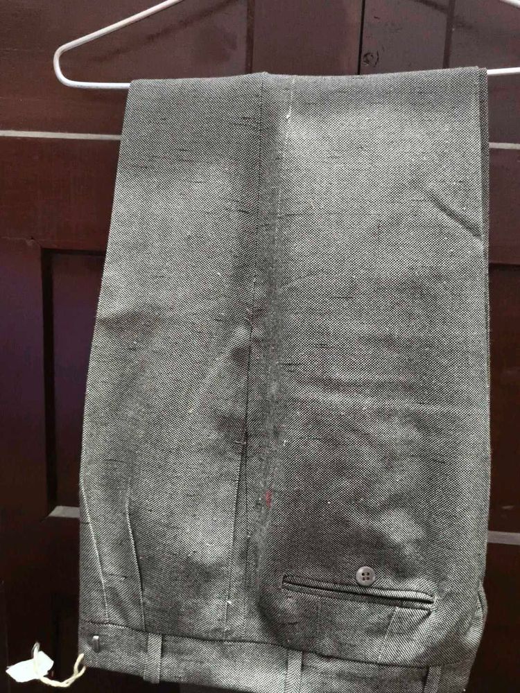 Vintage Gray Wool Men&#39;s Full Suit