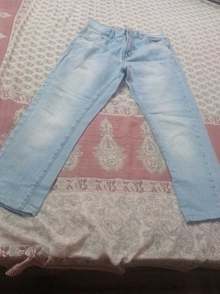 Light Wash Denim Jeans