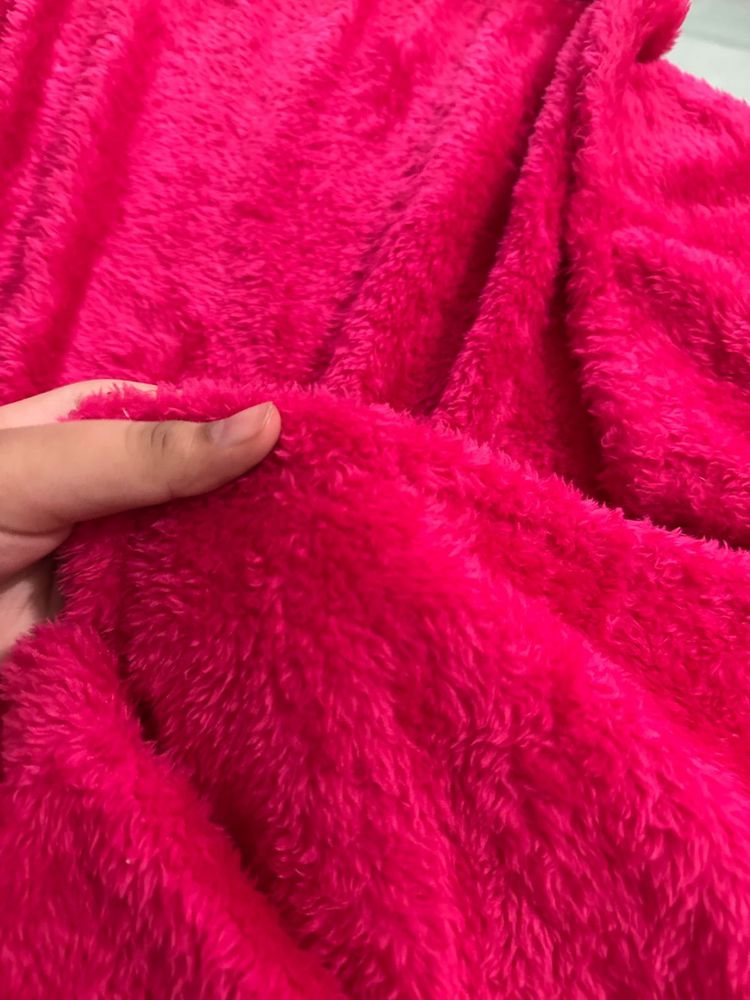 Pink Fuzzy Fabric