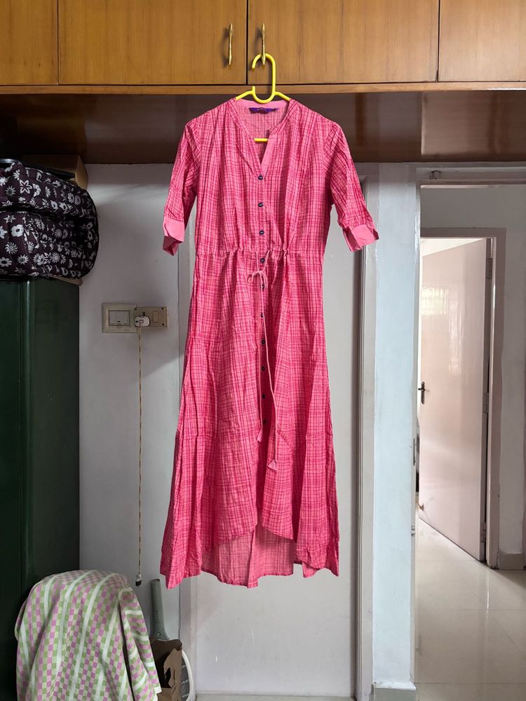 “Rangriti” Aline Tie Up Waist Kurta