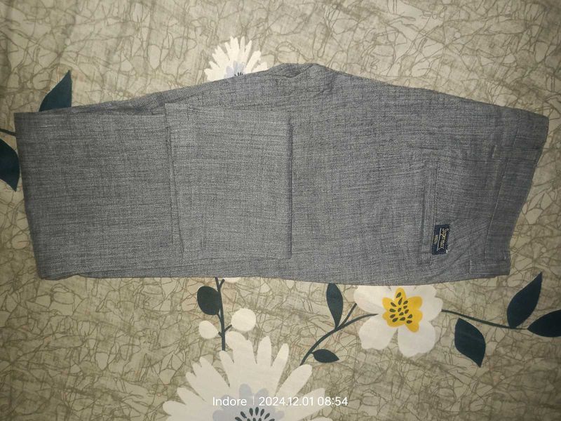 Light Grey Once Used Stitched Pand
