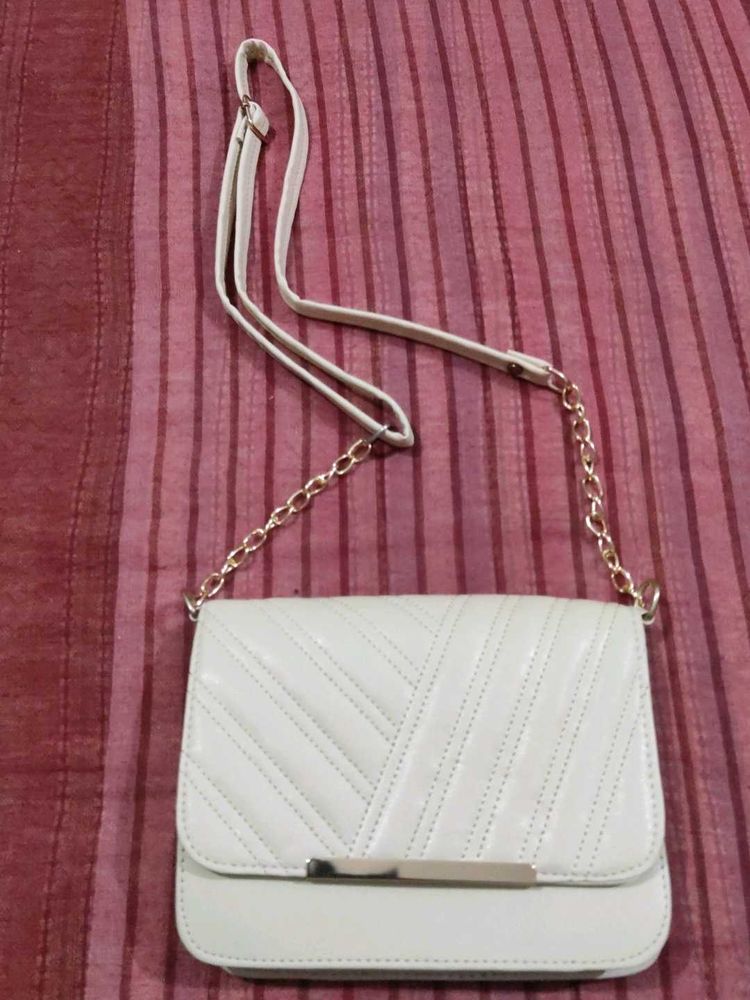 Chic White Crossbody Bag