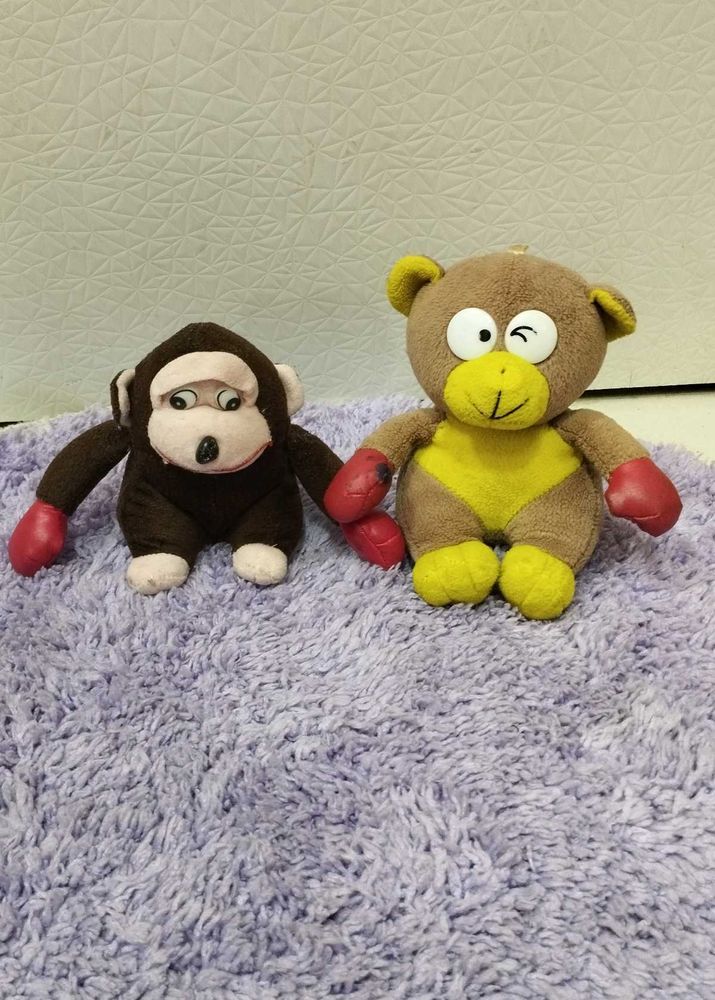Stuffed Animal Duo