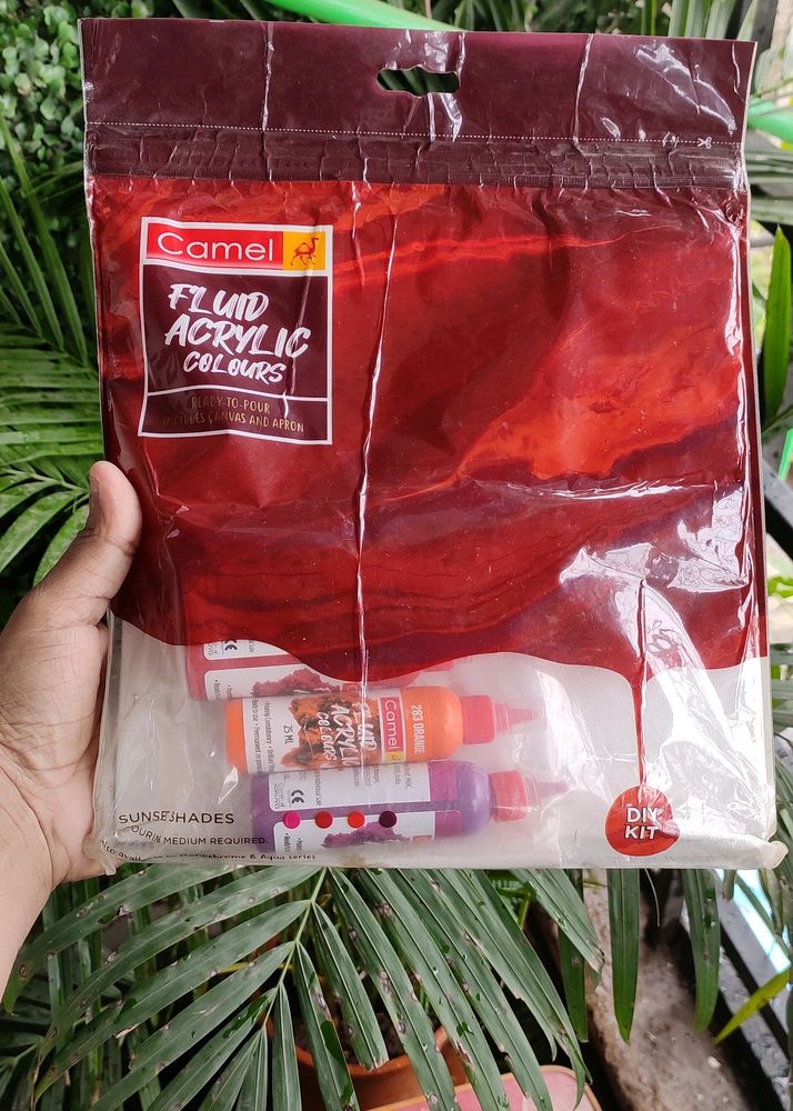 Camel Fluid Acrylic Paint Kit - Sunset Shades