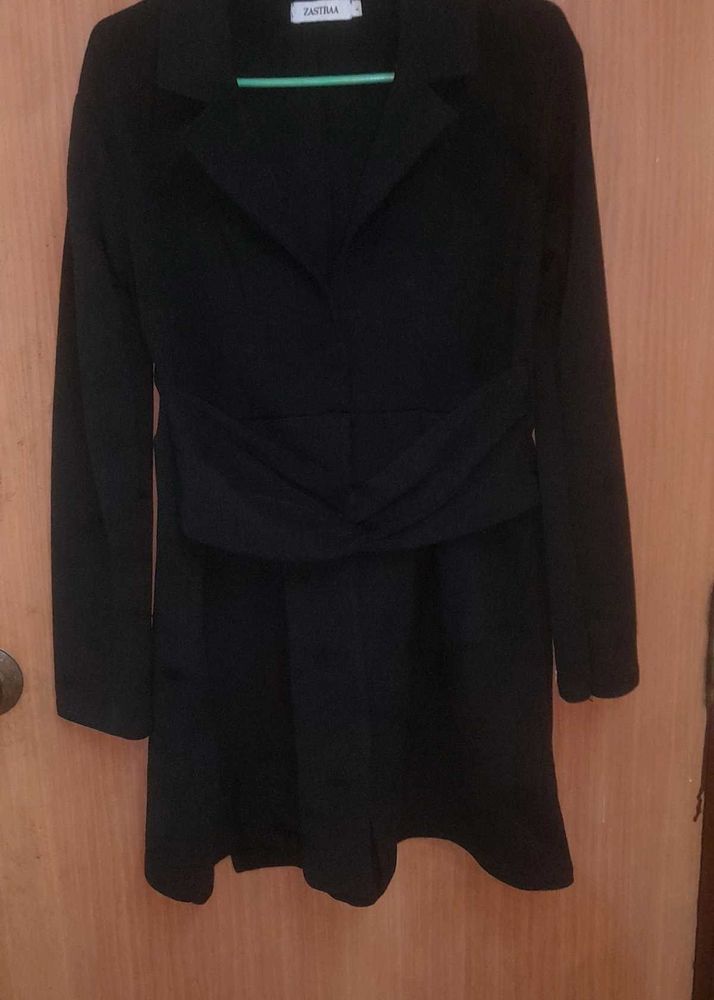 Chic Black Blazer like top