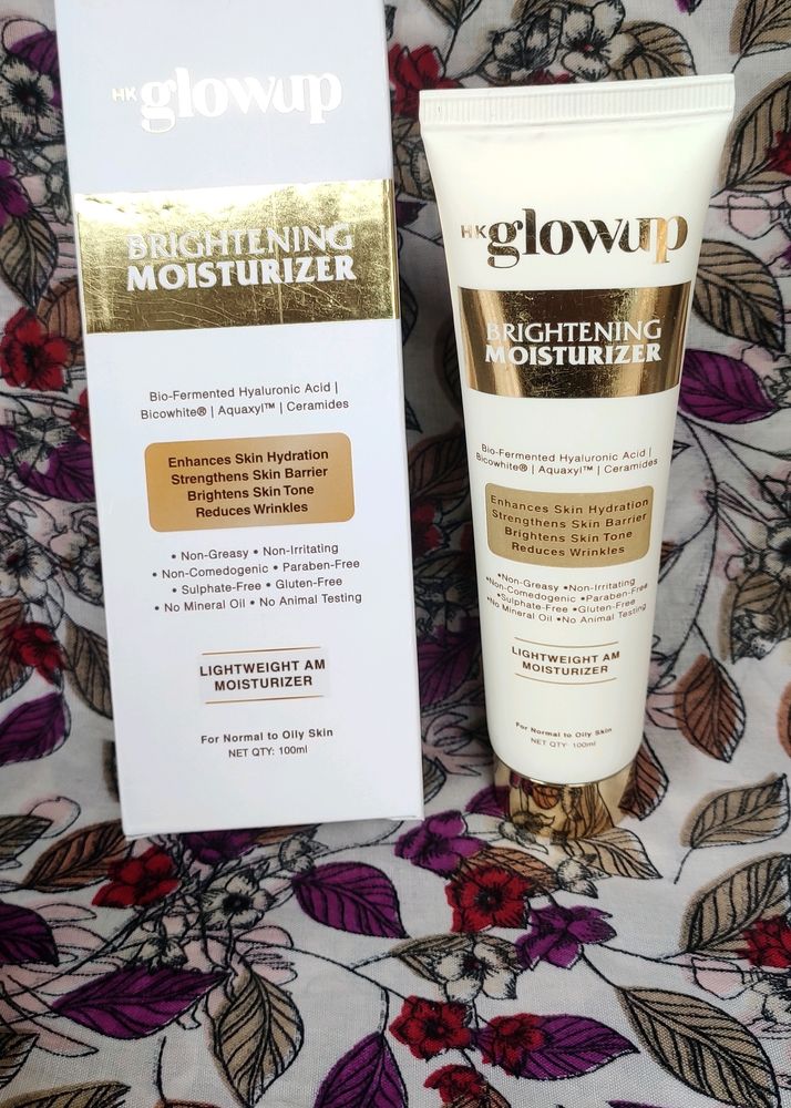 Brand New Hk Glow up Brightening Moisturizer