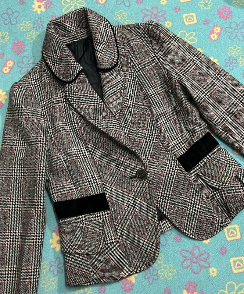 Vintage Plaid Coat
