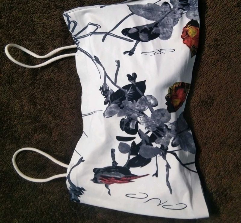 floral padded bralette top