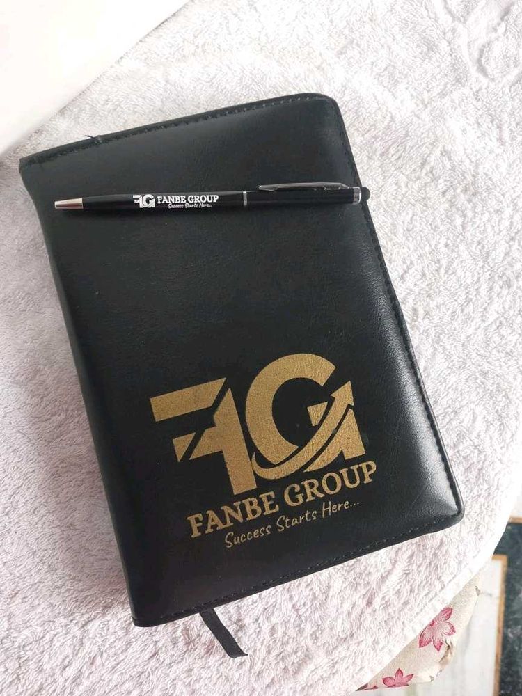 FANBE Group Notebook Diary with Pen