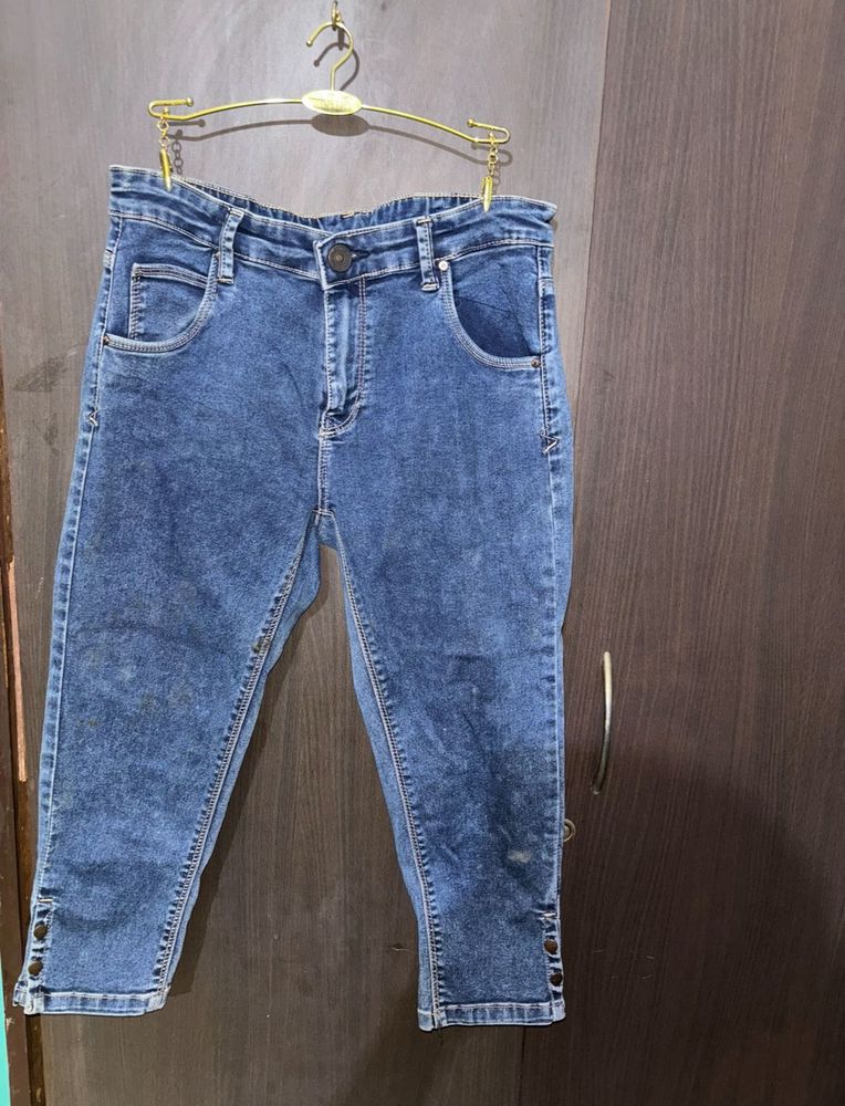 Denim Capris