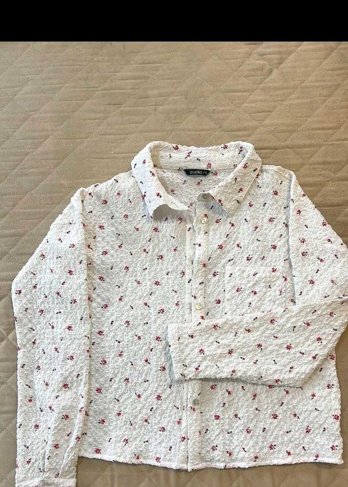 Floral Print Shirt zudio