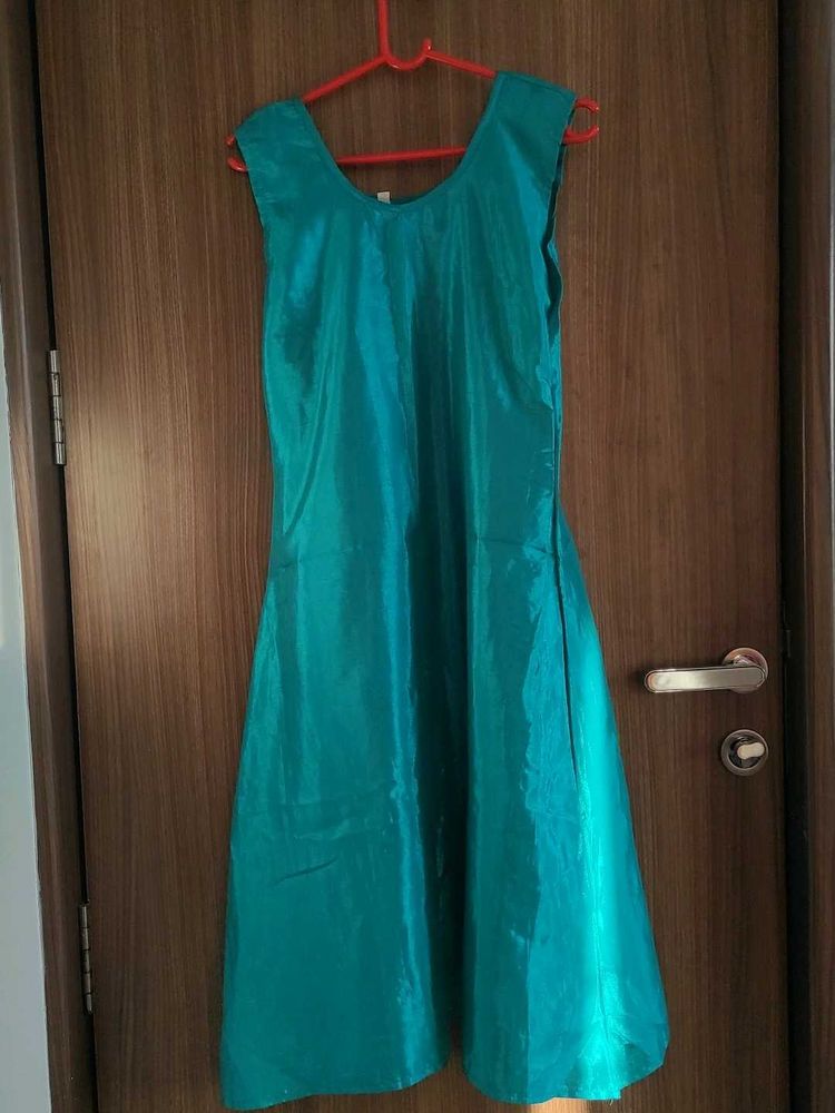 Teal Ethnic Kurta Top with pant set