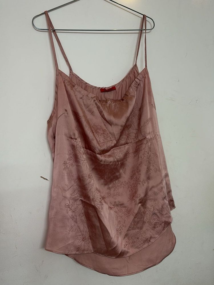 ✨ Satin Coral Top ✨