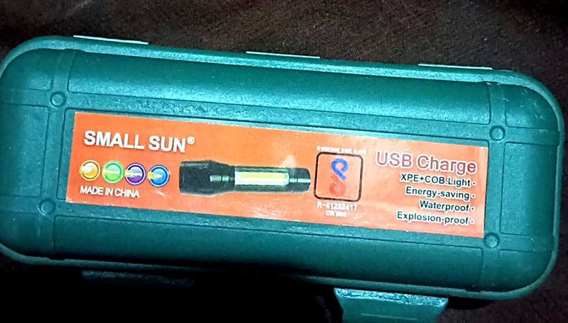 SMALL SUN USB Charge Flashlight