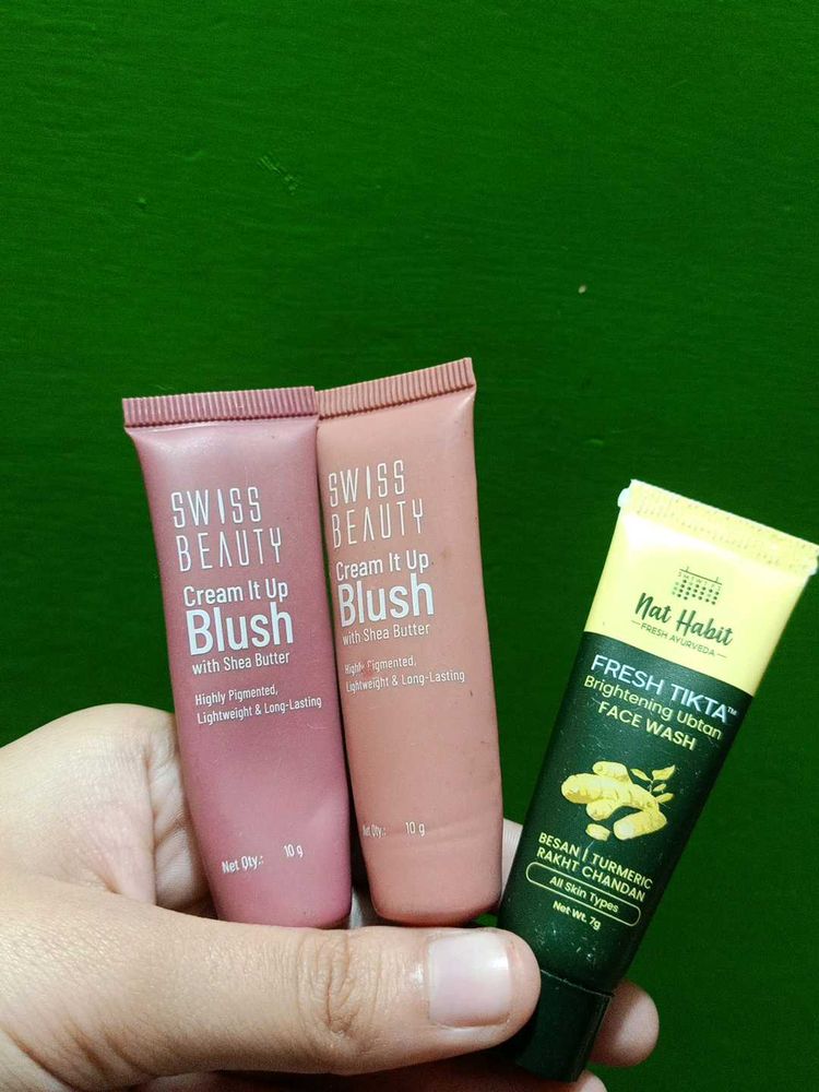 swiss beauty🎀cream blush combo❤️