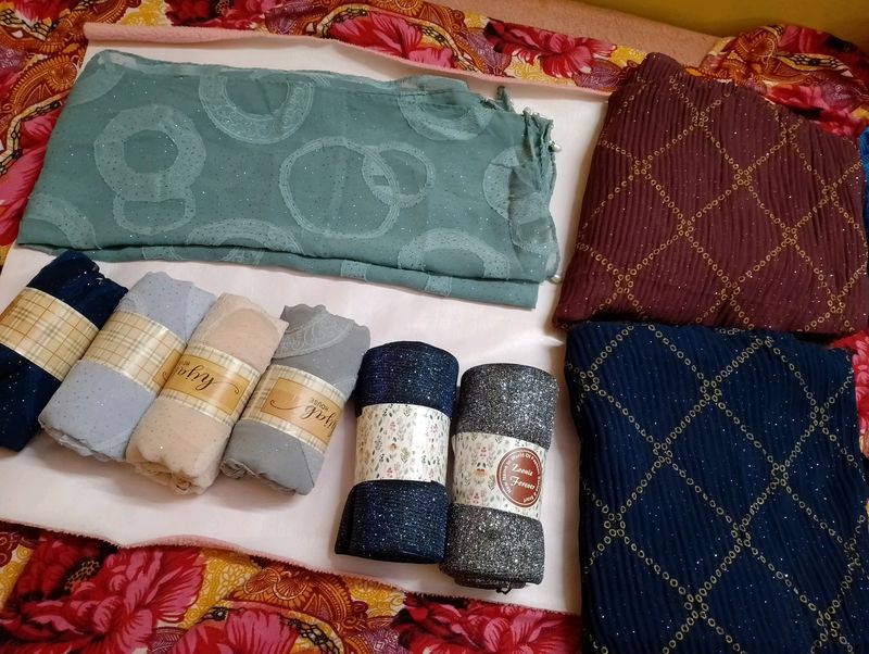 Combo Xl Size Dupattas (Scarfs)