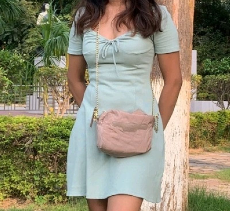 H&amp;M Cute Pastel Blue Mini Dress 👗