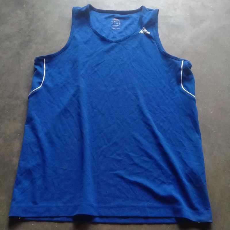 Blue Adidas Training Tank
