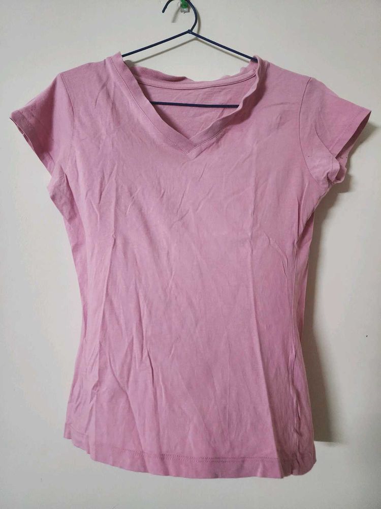 Pink Short Top