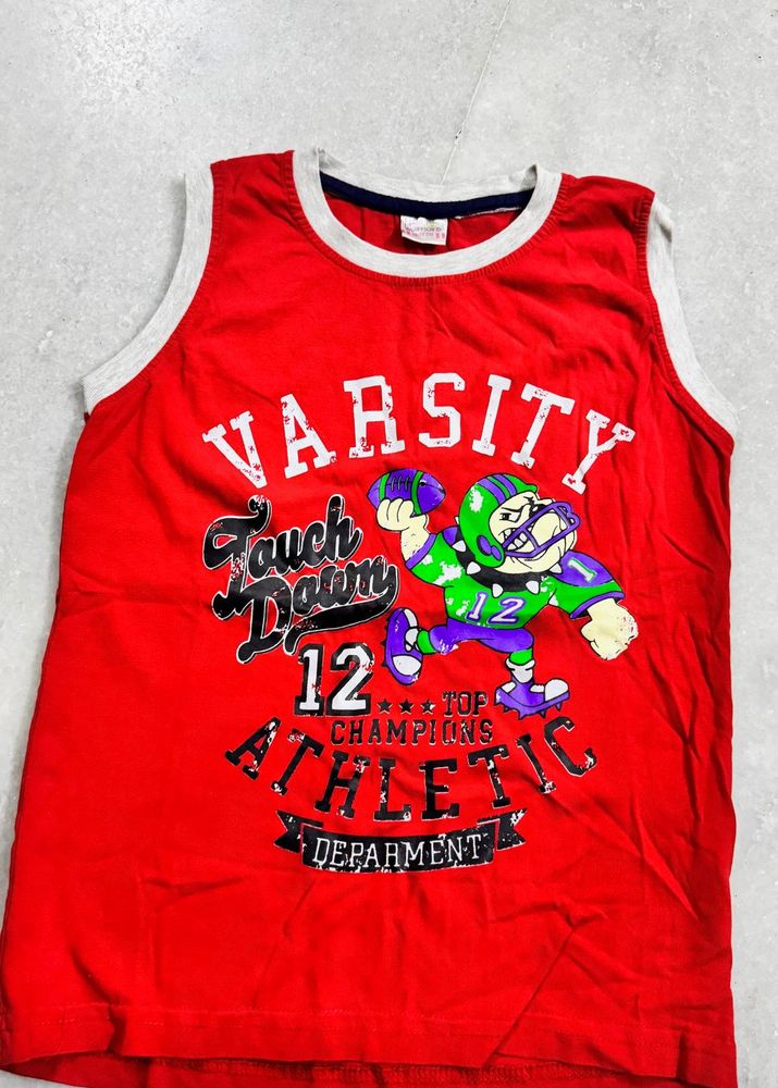 Varsity Touchdown Sleeveless Tee