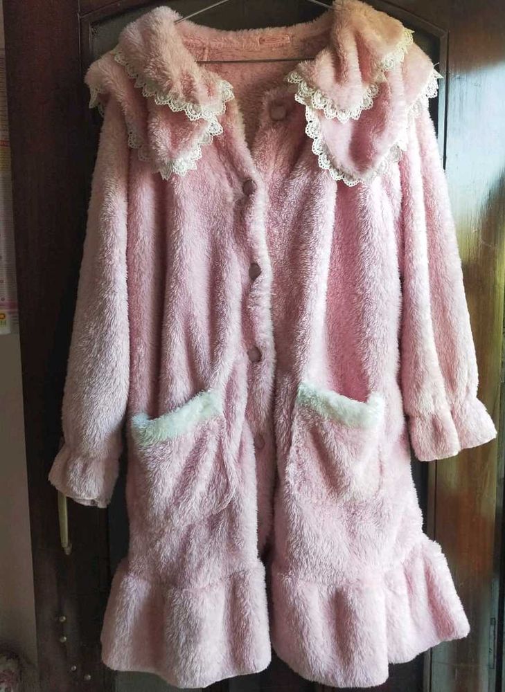 Plush Night Dress Korean