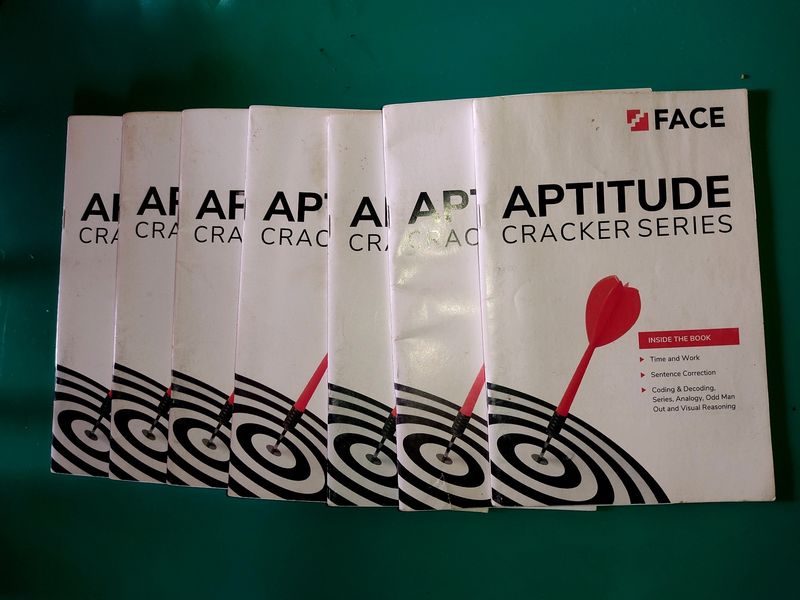 7 Aptitude Exam Cracker Books