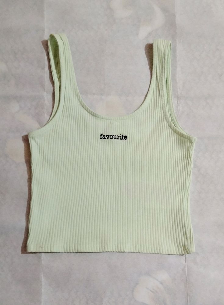 Cute Sea Green Crop Top 💚