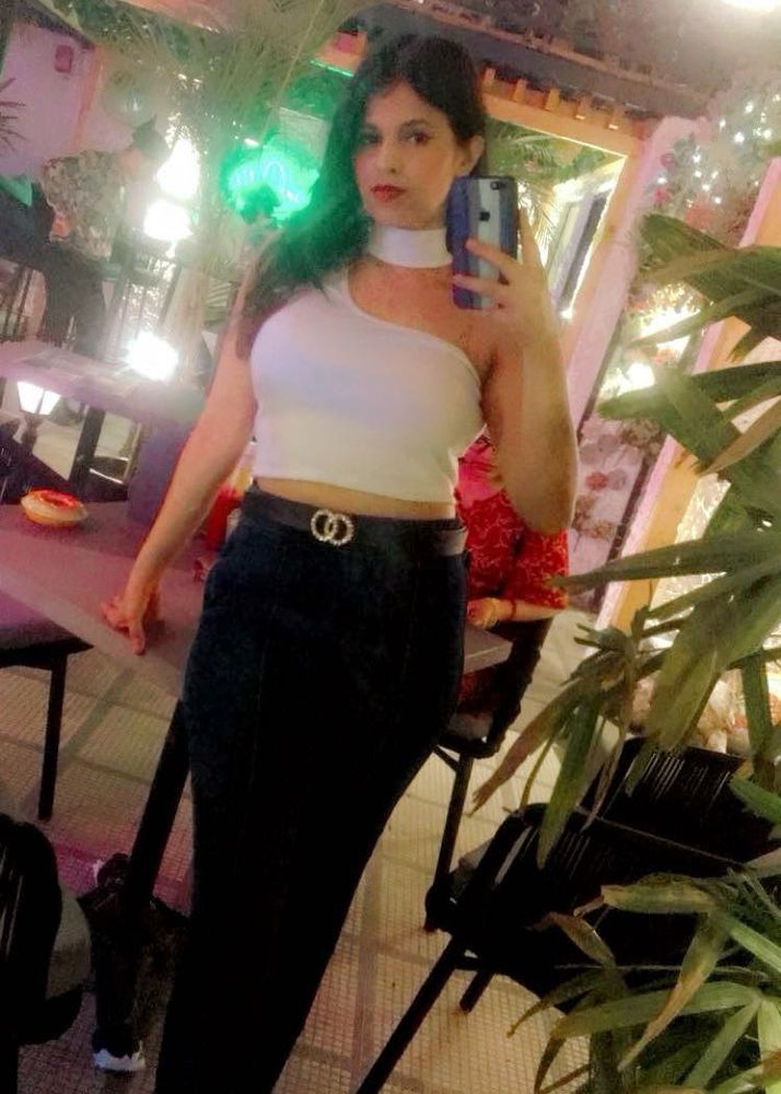 Choker Neck Crop Top