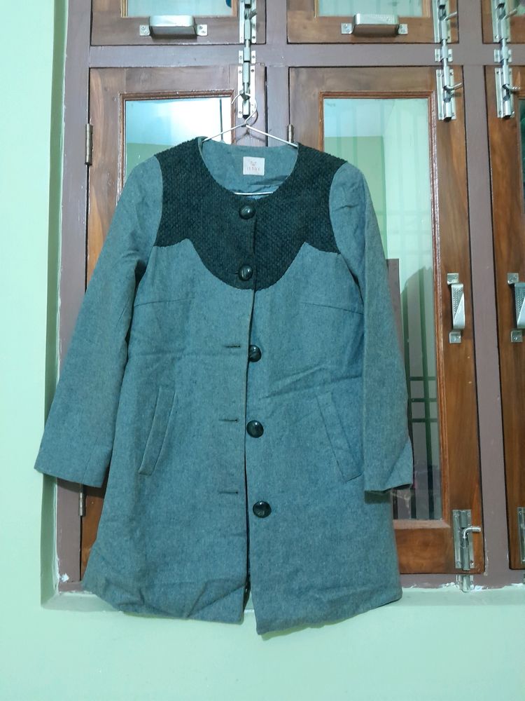 Grey Woollen Coat (Women&#39;s)