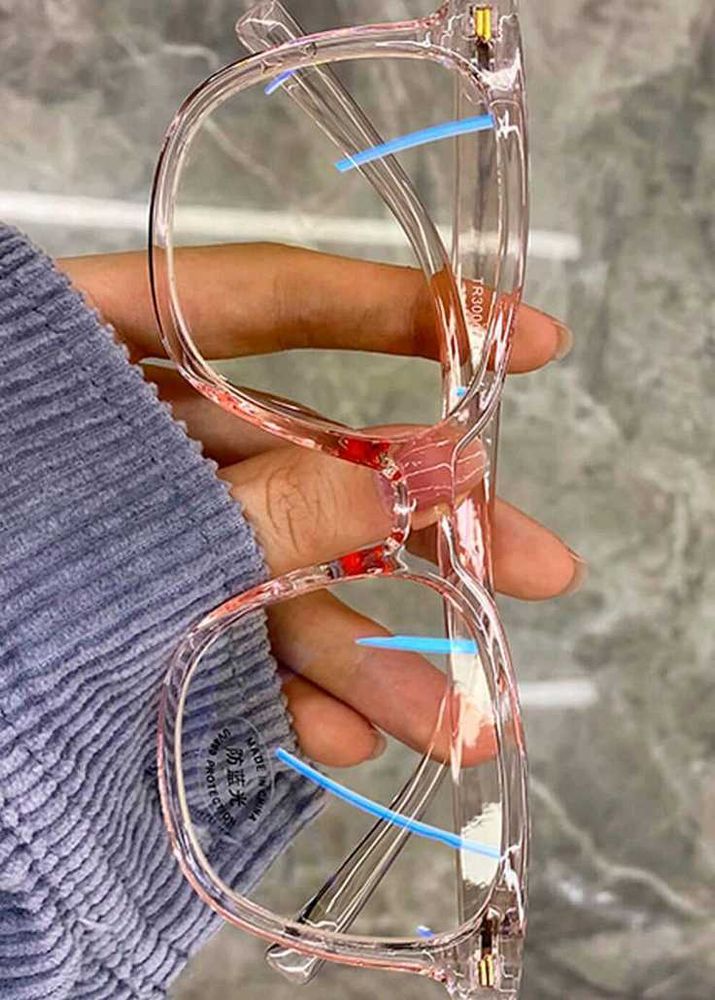3 Pack Of Trendy Clear Frame Glasses