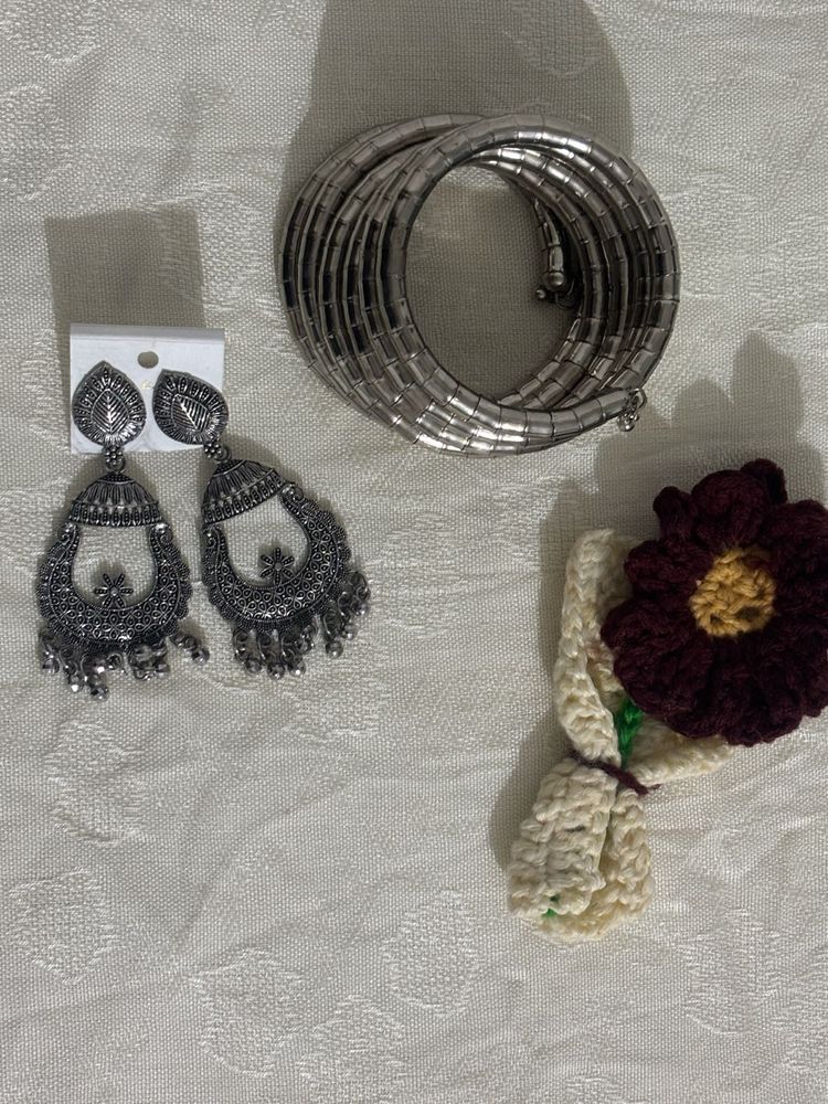 Jewellery Bundle - Earrings, Bangles