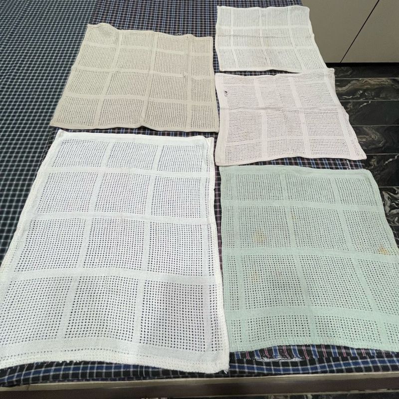 5 Pieces Of Napkin Or Thali Covers