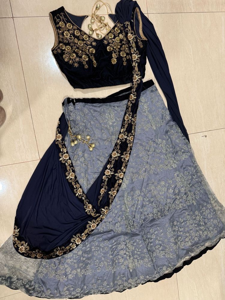 Embroidered Lehenga Choli Set
