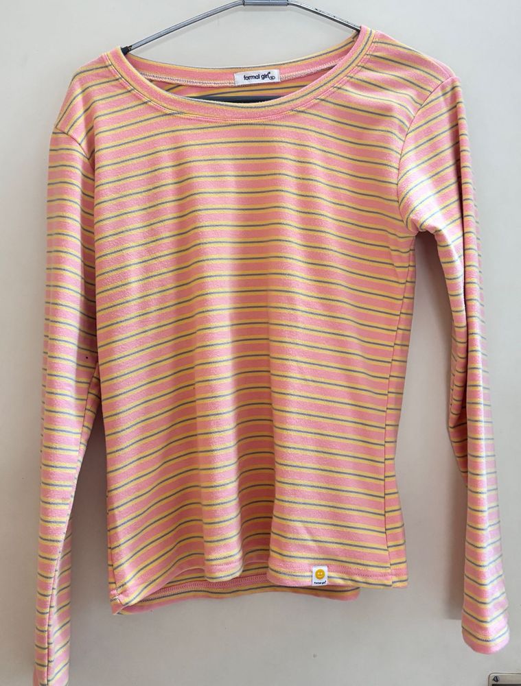 Striped Long Sleeve Top